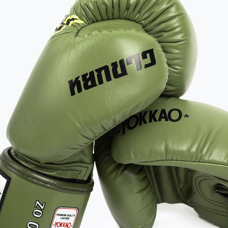 Рукавиці боксерські YOKKAO Late Show Boxing olive 3