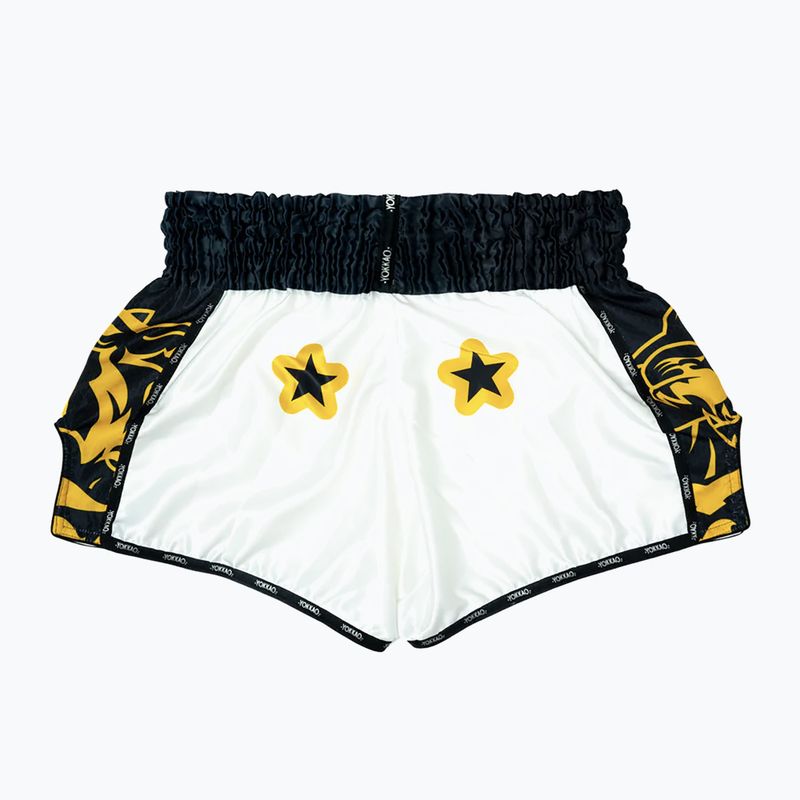 Чоловічі тренувальні шорти YOKKAO Original Muay Thai white 2