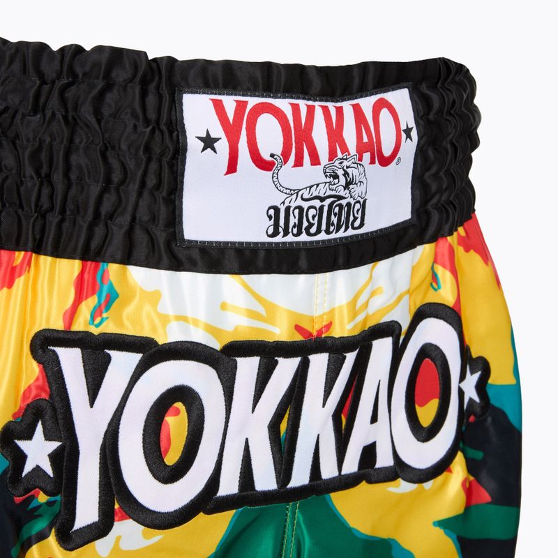 Шорти для тренувань чоловічі YOKKAO Sunday Trip Muay Thai gold 4