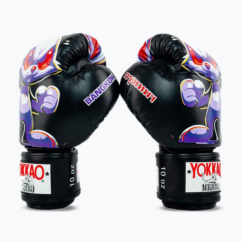 Боксерські рукавиці YOKKAO Angry Rabbit Boxing black 4