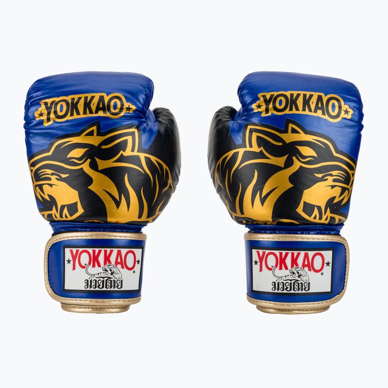 Рукавиці боксерські YOKKAO Original Boxing Gloves electric blue 2