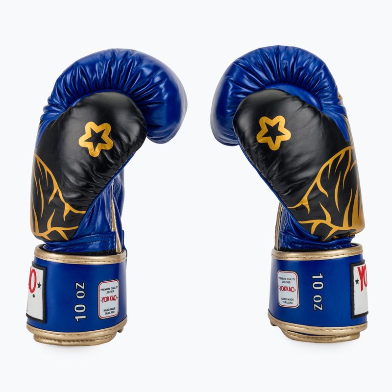Рукавиці боксерські YOKKAO Original Boxing Gloves electric blue 4