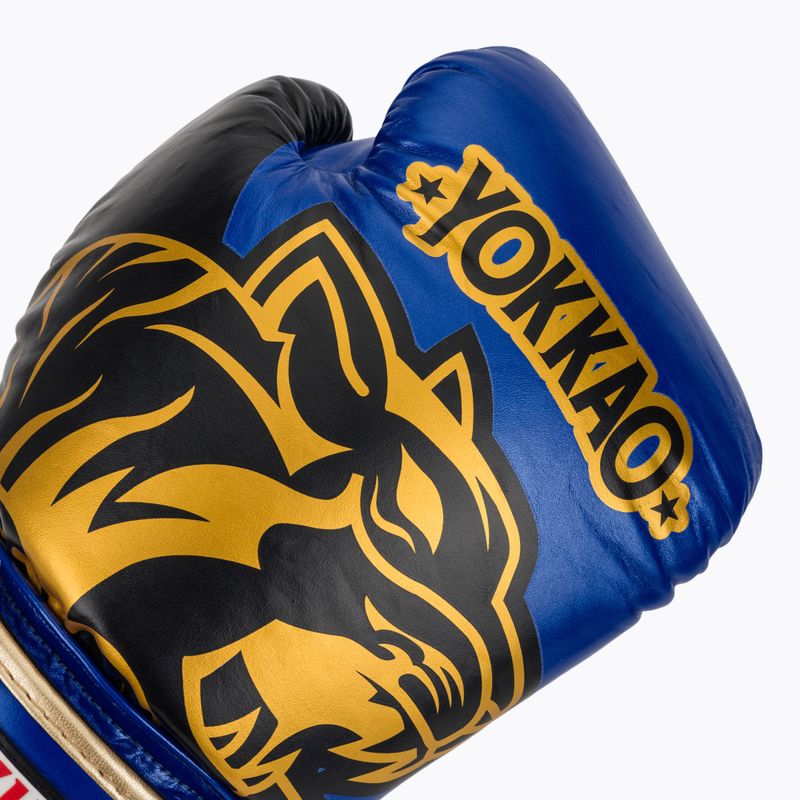 Рукавиці боксерські YOKKAO Original Boxing Gloves electric blue 5