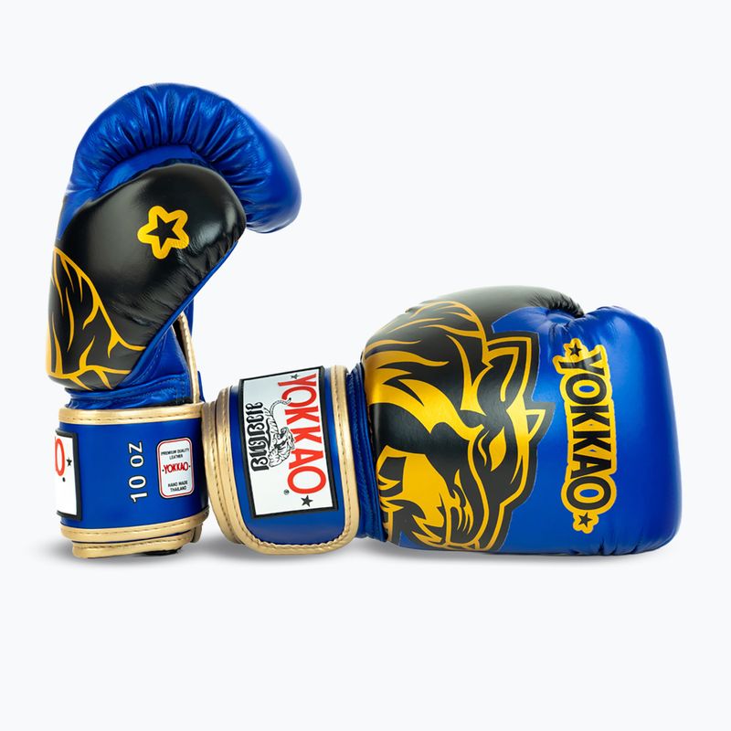 Рукавиці боксерські YOKKAO Original Boxing Gloves electric blue 3