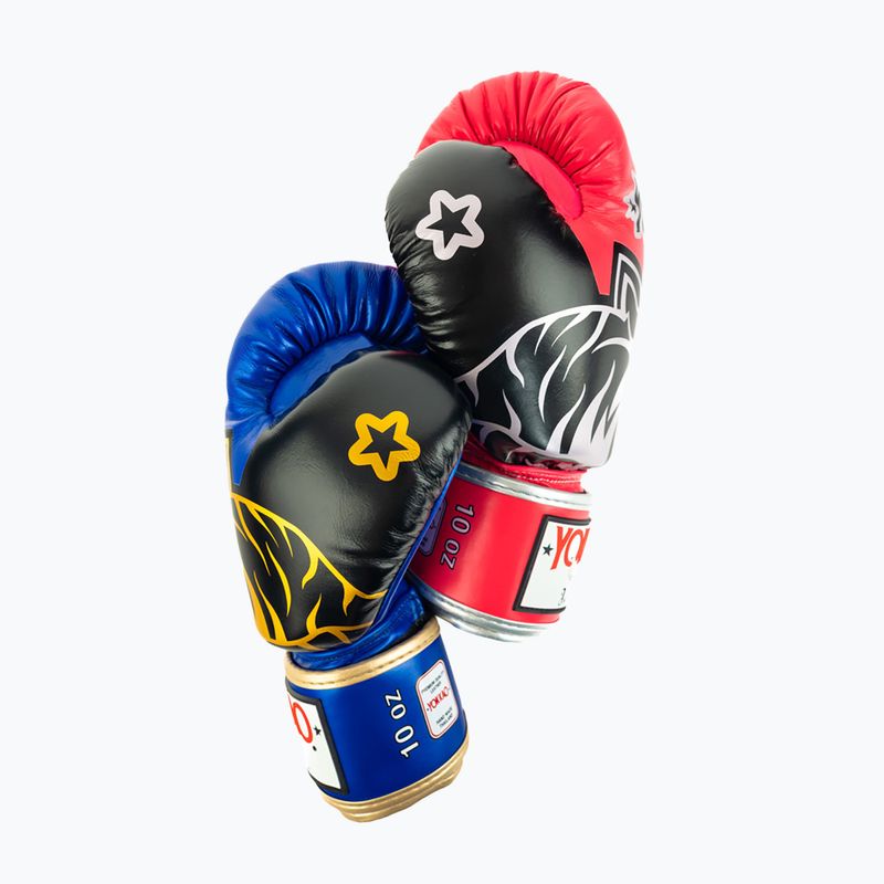 Рукавиці боксерські YOKKAO Original Boxing Gloves electric blue 4