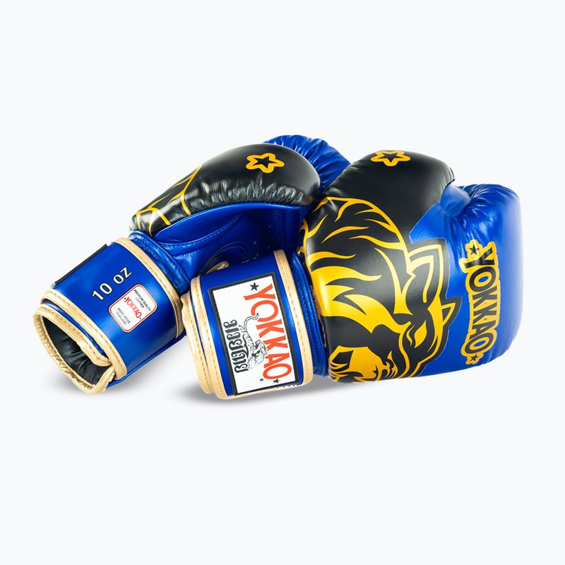 Рукавиці боксерські YOKKAO Original Boxing Gloves electric blue 5
