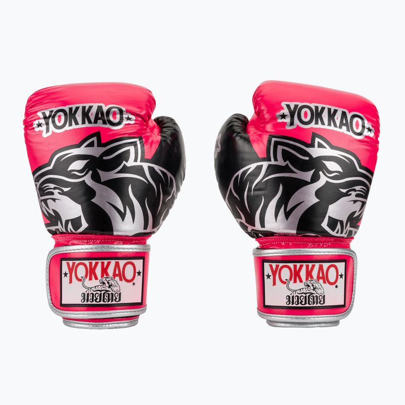 Рукавиці боксерські YOKKAO Original Boxing Gloves fuchsia 2