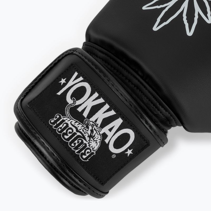 Рукавиці боксерські YOKKAO Khalifa Kush Boxing black 6