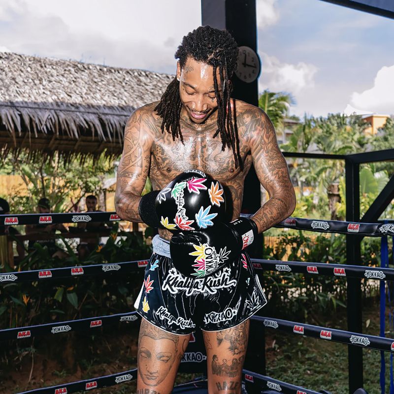 Рукавиці боксерські YOKKAO Khalifa Kush Boxing black 7