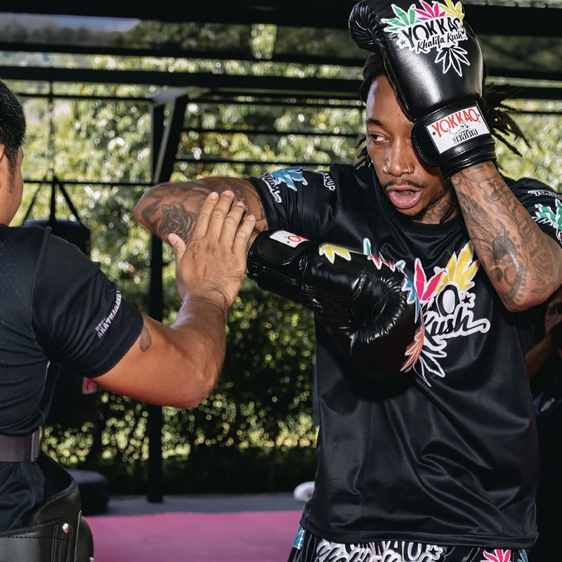Рукавиці боксерські YOKKAO Khalifa Kush Boxing black 8