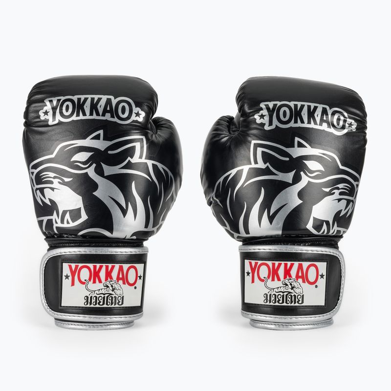 Рукавиці боксерські YOKKAO Original Boxing Gloves absolute black 2