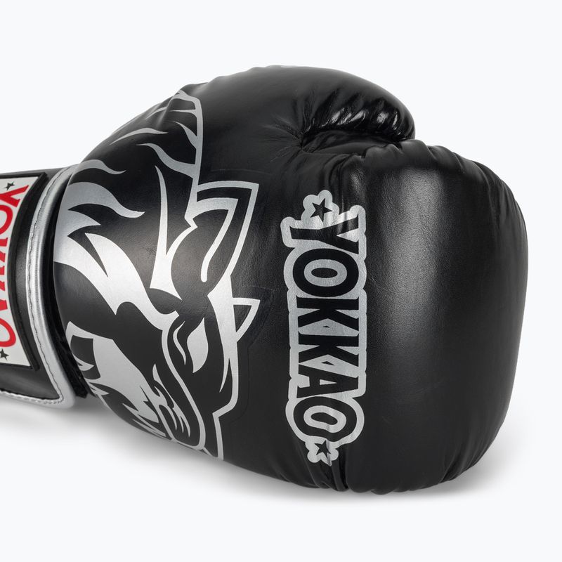 Рукавиці боксерські YOKKAO Original Boxing Gloves absolute black 5