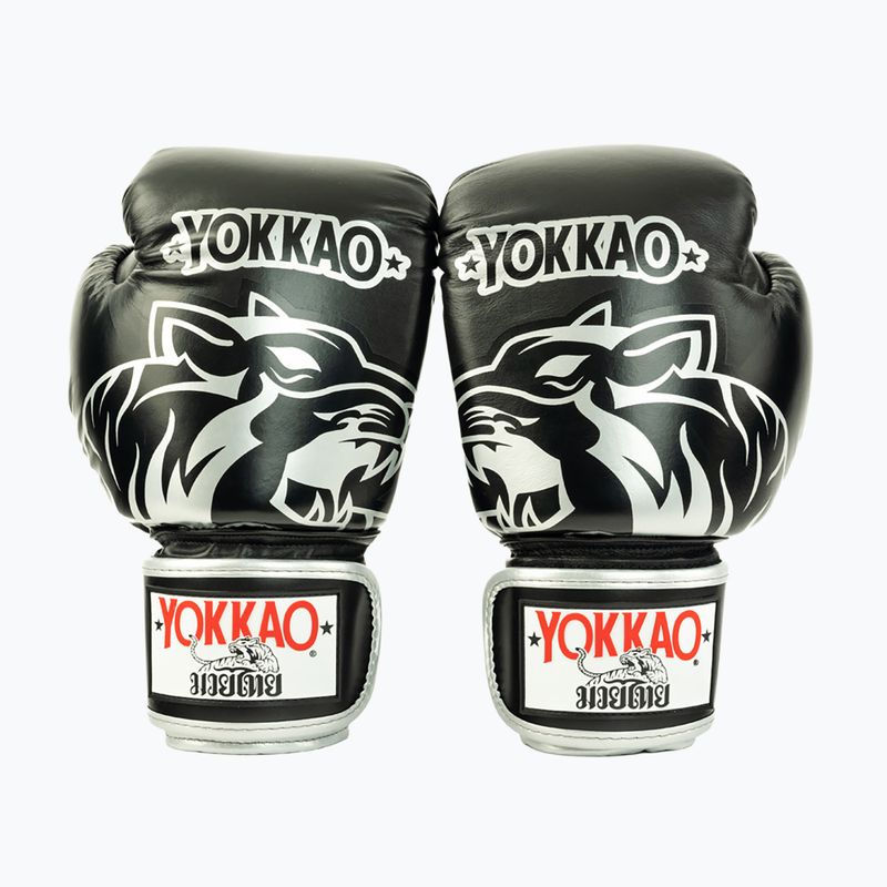 Рукавиці боксерські YOKKAO Original Boxing Gloves absolute black 2