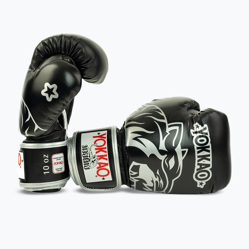 Рукавиці боксерські YOKKAO Original Boxing Gloves absolute black 5