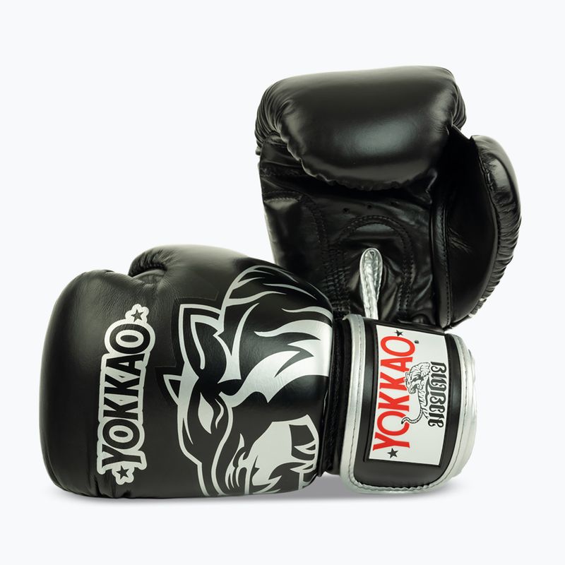 Рукавиці боксерські YOKKAO Original Boxing Gloves absolute black 6