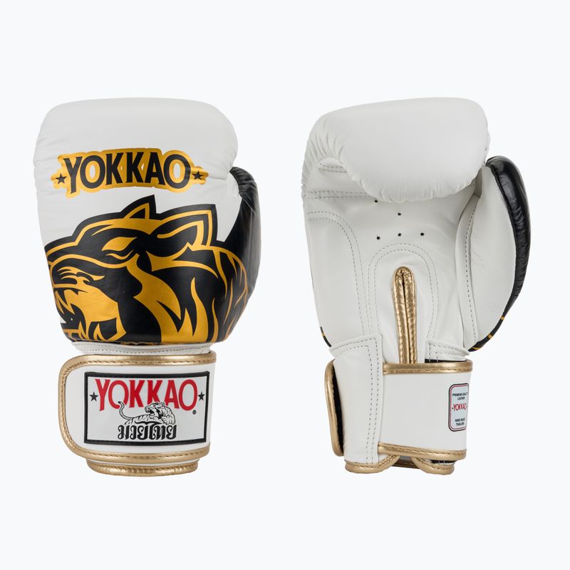 Рукавиці боксерські YOKKAO Original Boxing Gloves absolute white