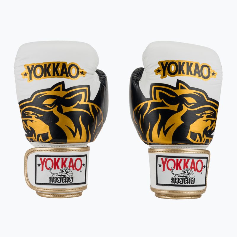 Рукавиці боксерські YOKKAO Original Boxing Gloves absolute white 2
