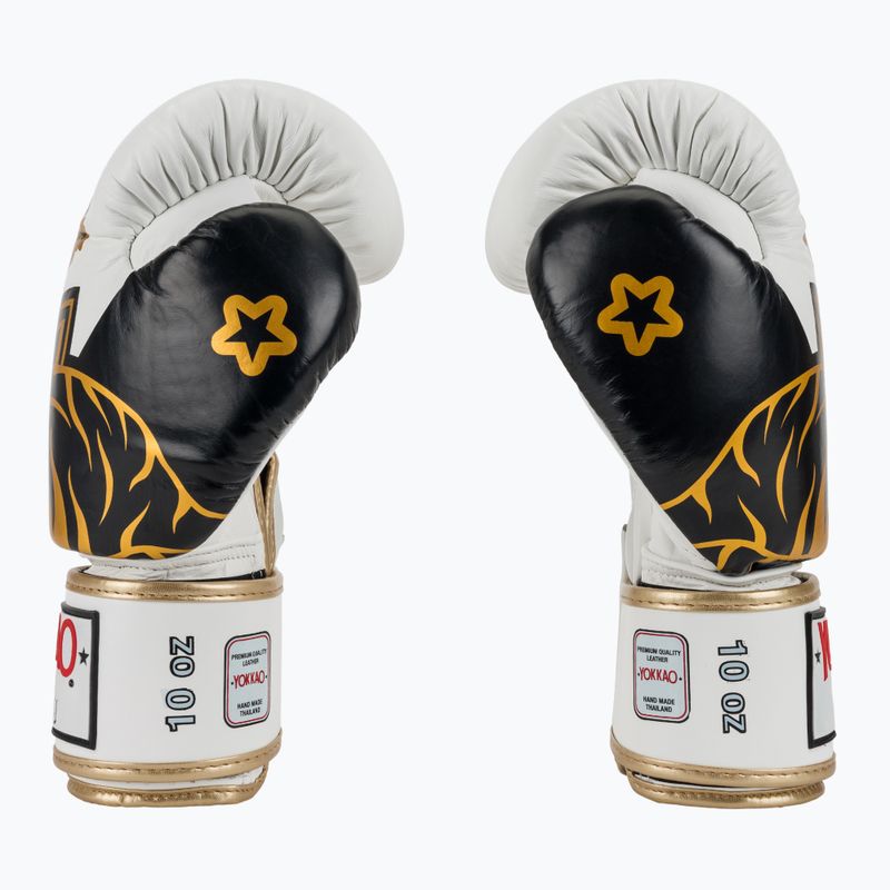 Рукавиці боксерські YOKKAO Original Boxing Gloves absolute white 4