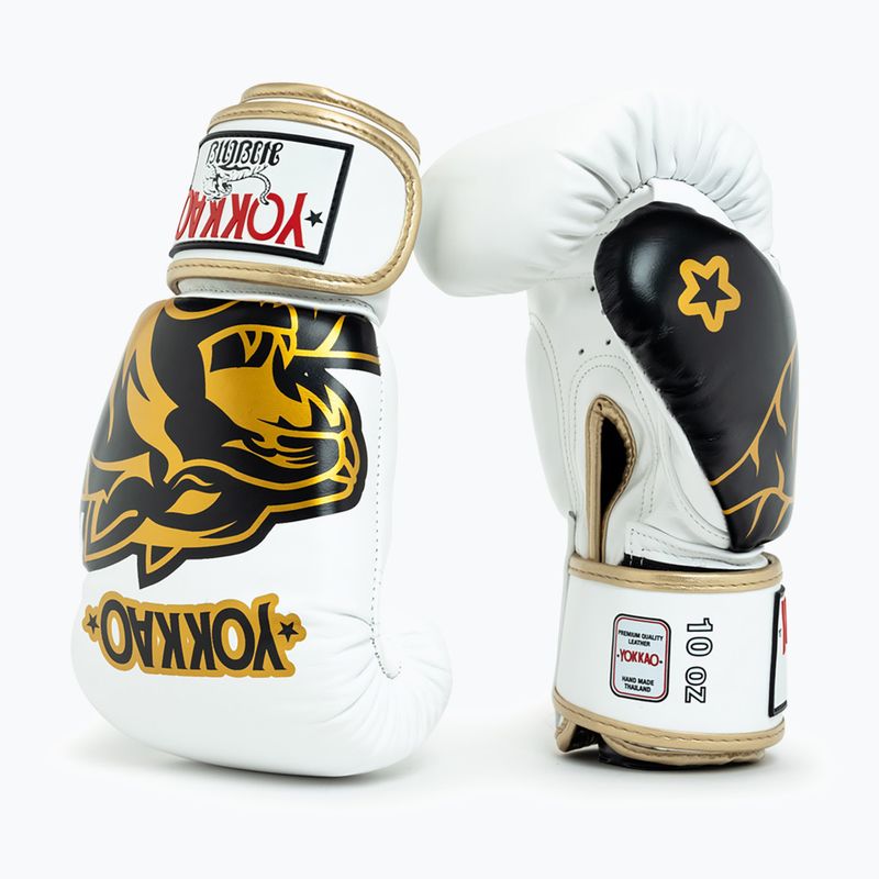 Рукавиці боксерські YOKKAO Original Boxing Gloves absolute white 2