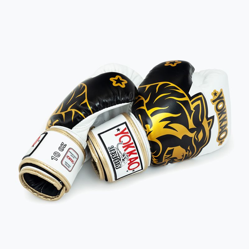 Рукавиці боксерські YOKKAO Original Boxing Gloves absolute white 3