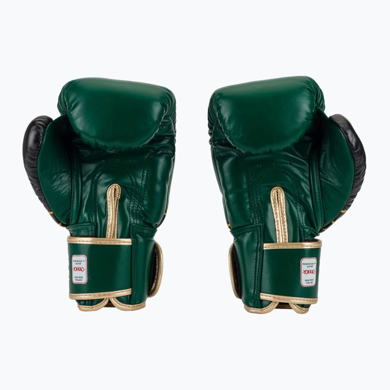 Рукавиці боксерські YOKKAO Original Boxing Gloves forest green 3