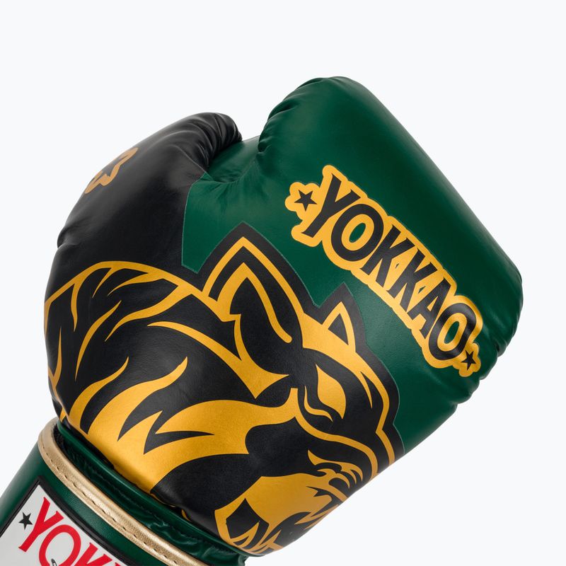 Рукавиці боксерські YOKKAO Original Boxing Gloves forest green 5