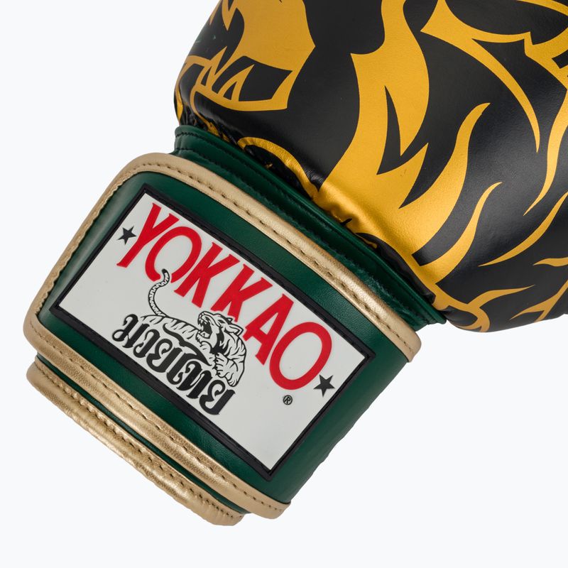 Рукавиці боксерські YOKKAO Original Boxing Gloves forest green 6