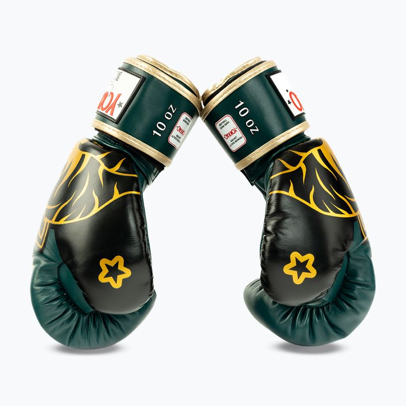 Рукавиці боксерські YOKKAO Original Boxing Gloves forest green 6