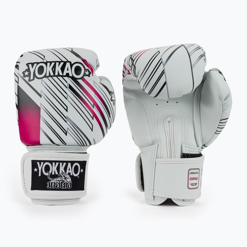 Рукавиці боксерські YOKKAO Power Boxing white