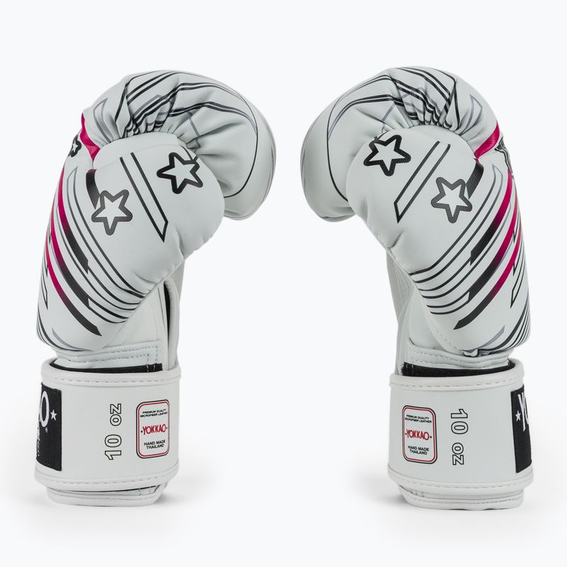Рукавиці боксерські YOKKAO Power Boxing white 4