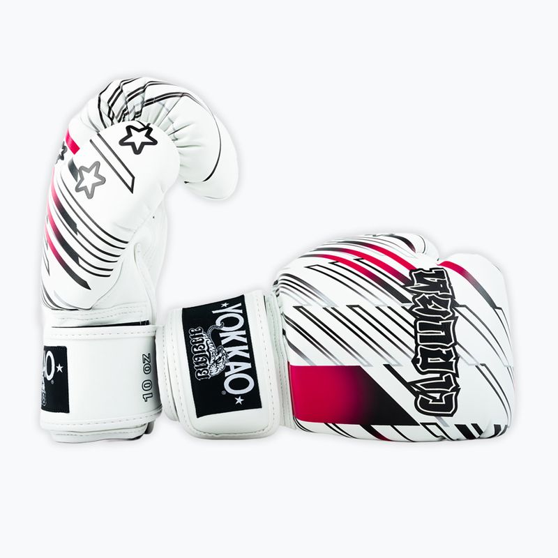 Рукавиці боксерські YOKKAO Power Boxing white 2