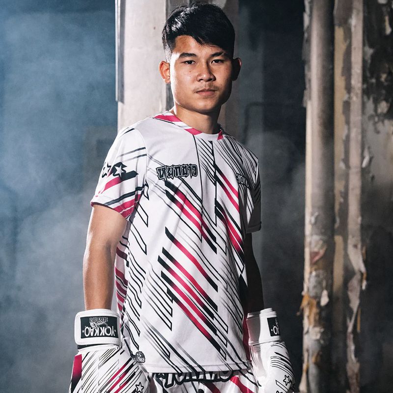 Футболка для тренувань чоловіча YOKKAO Power Workout white 3