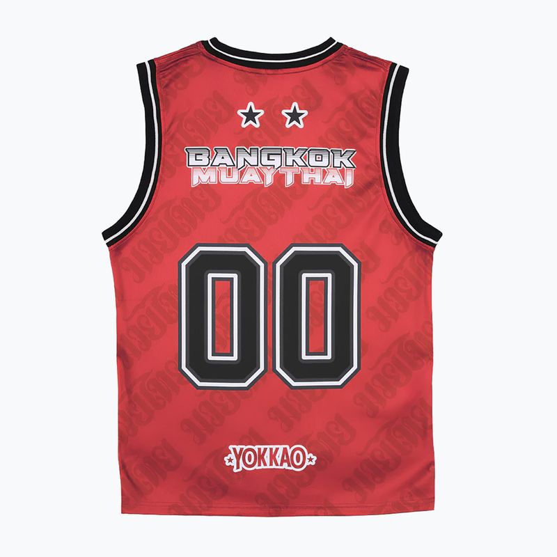 Футболка для тренувань чоловіча YOKKAO Basket Bridge Tank Top red 2