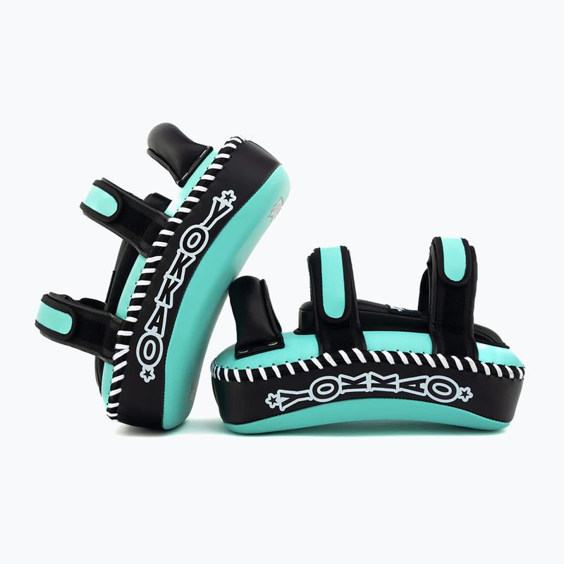 Щитки для тренувань YOKKAO Freestyle Kicking Pads 2 шт. tiffany/black 5