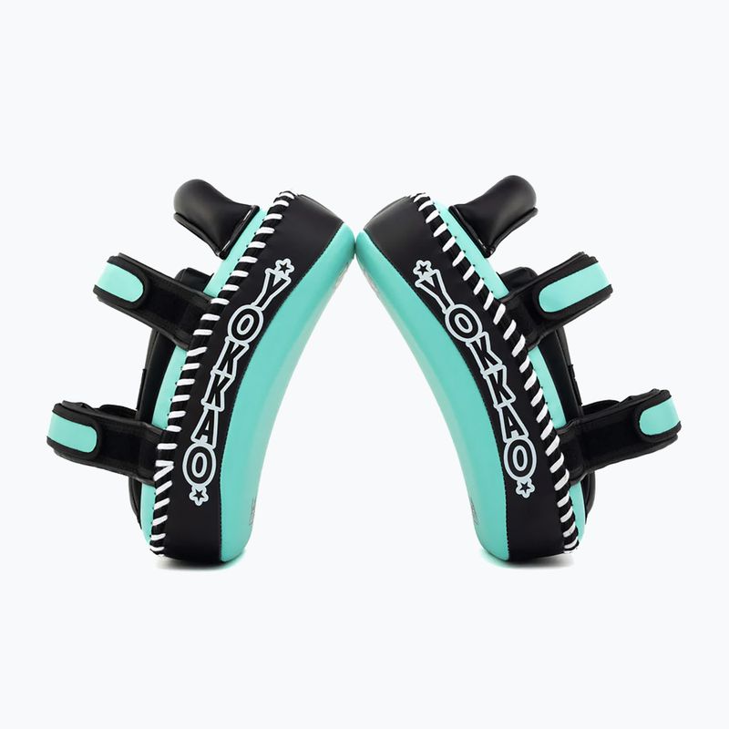 Щитки для тренувань YOKKAO Freestyle Kicking Pads 2 шт. tiffany/black 6