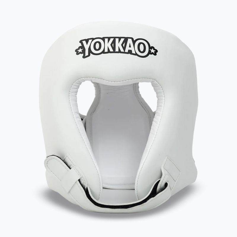 Шолом боксерський YOKKAO Competition white 5