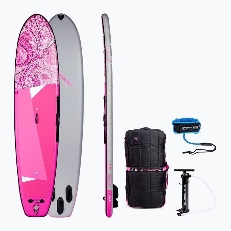SUP дошка Starboard iGO Tikhine Sun Deluce SC 11'2" рожева 2011220601002