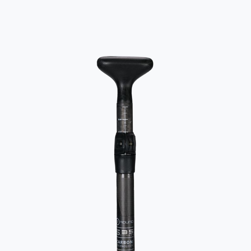 SUP-весло 3-компонентне Starboard Lima Tufskin 29mm Carbon чорно-біле S35 3