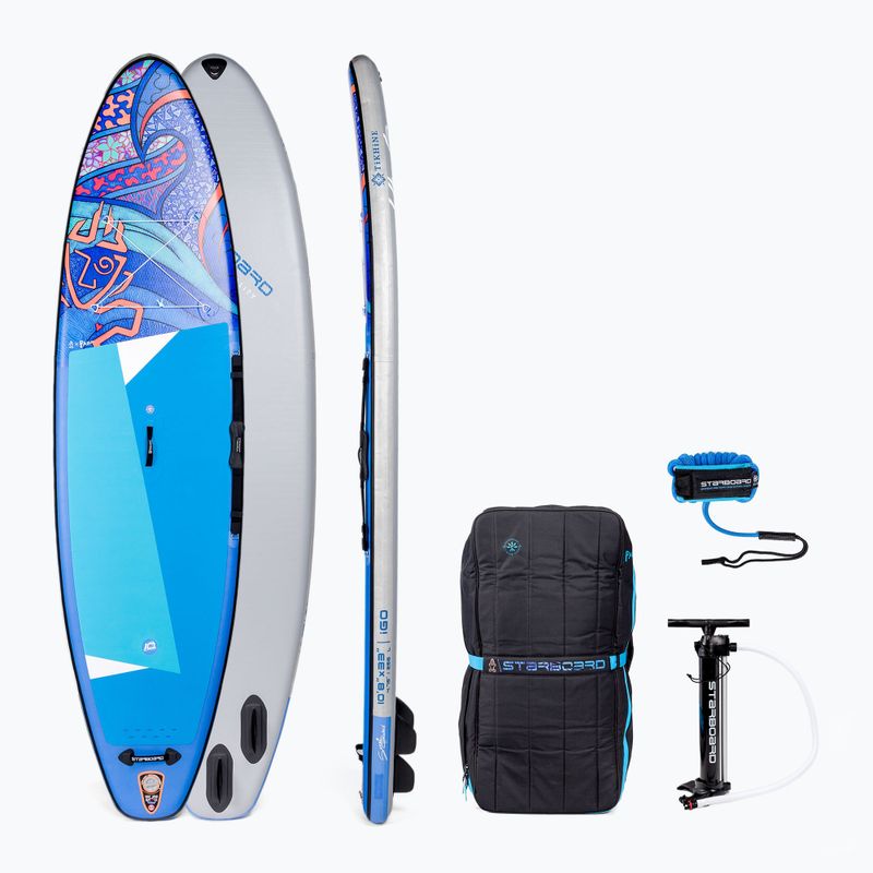 SUP дошка Starboard iGO Tikhine Wave Deluxe SC 10'8" блакитна 2010220601011