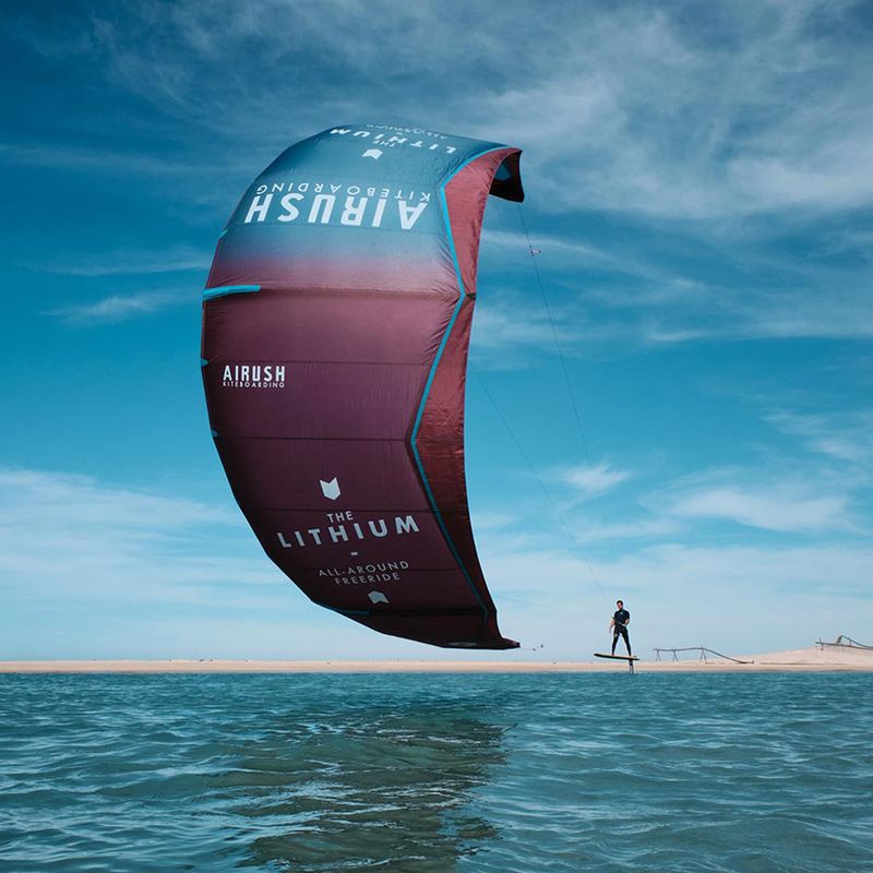 Повітряний змій для кайтсерфінгу Airush Lithium V13 red/teal 3