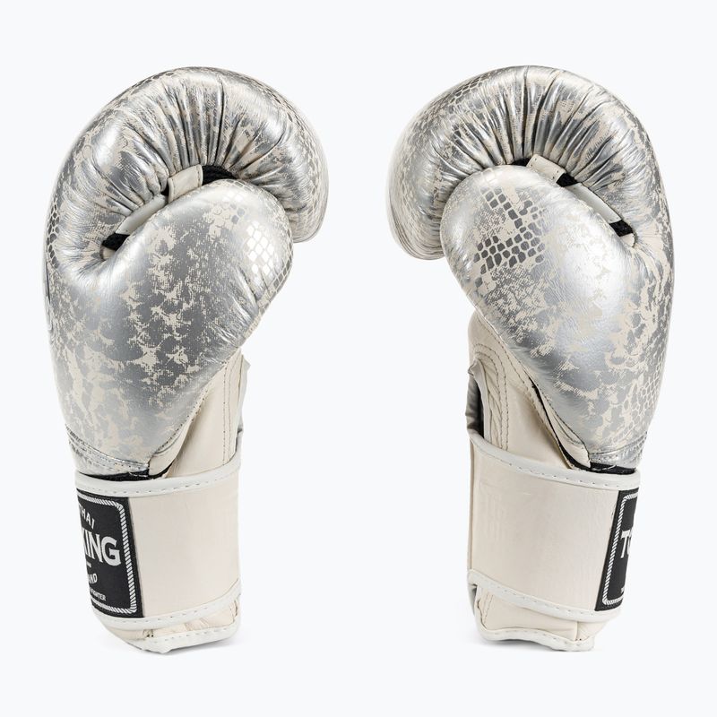 Рукавиці воксерські Top King Muay Thai Super Star Snake білі TKBGSS-02A-WH 3