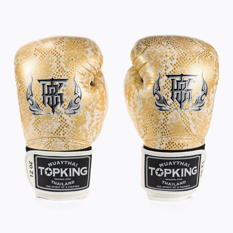 Рукавиці боксерські Top King Muay Thai Super Star „Air” білі TKBGSS