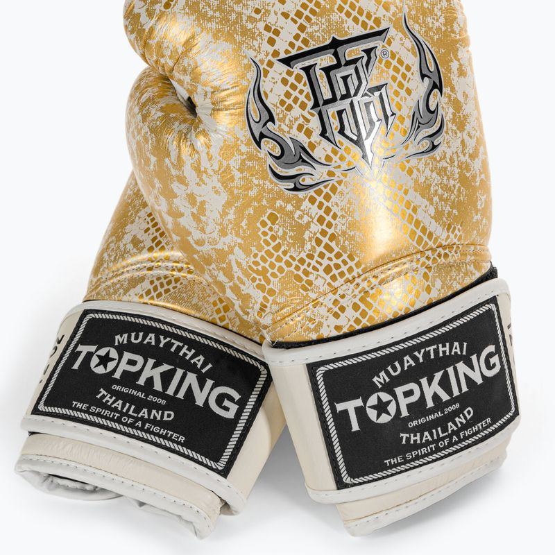 Рукавиці боксерські Top King Muay Thai Super Star „Air” білі TKBGSS 4