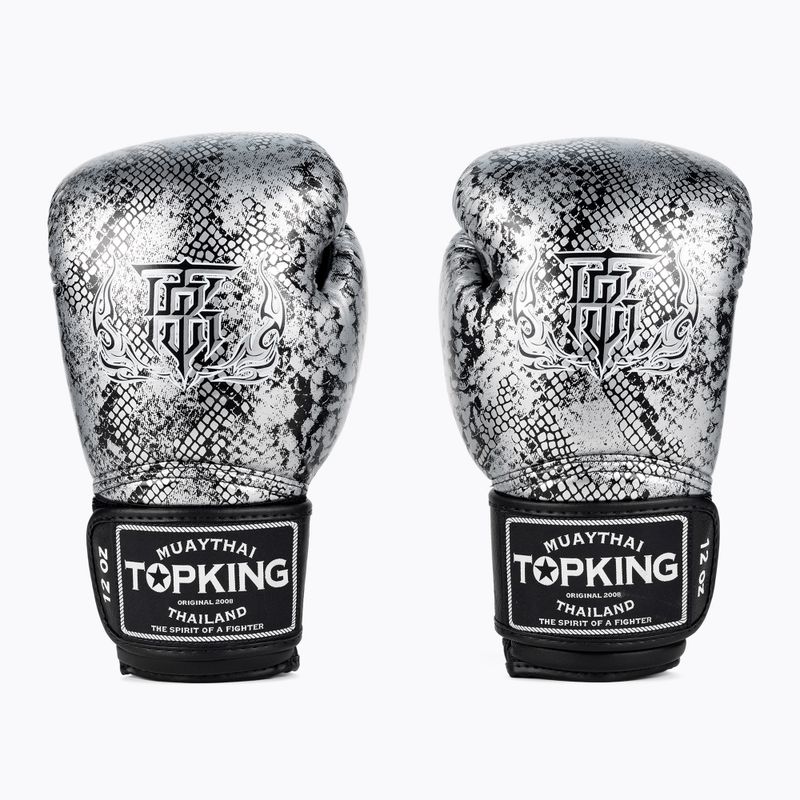 Рукавиці воксерські Top King Muay Thai Super Star Snake чорні TKBGSS-02A-BK