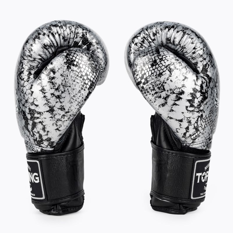 Рукавиці воксерські Top King Muay Thai Super Star Snake чорні TKBGSS-02A-BK 3