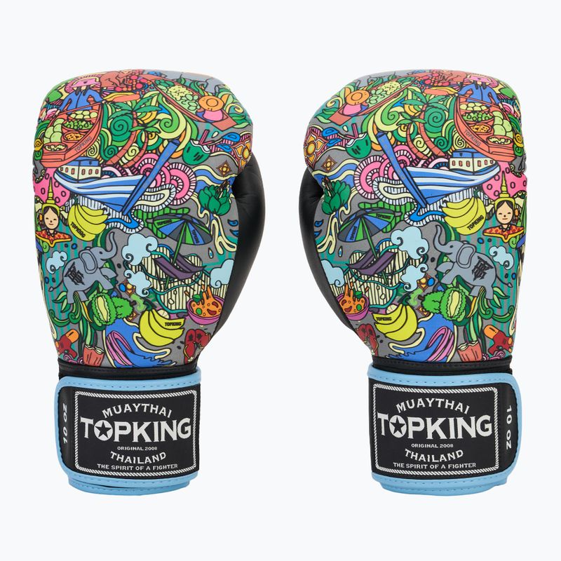 Рукавиці боксерські Top King Boxing Culture black TKBGCT-TH-SL-BK 2
