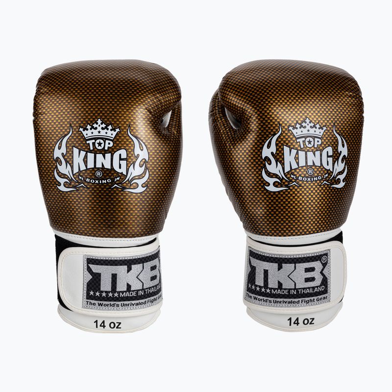 Рукавиці воксерські Top King Muay Thai Empower білі TKBGEM-02A-WH 2