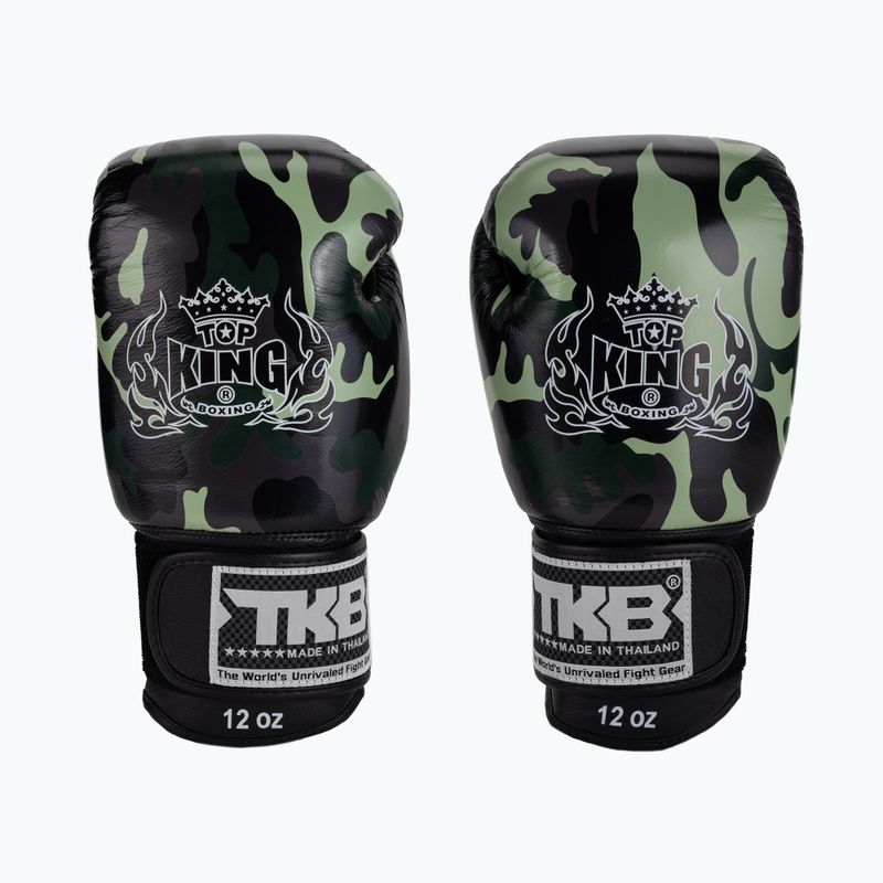Рукавиці воксерські Top King Muay Thai Empower зелені TKBGEM-03A-GN 2