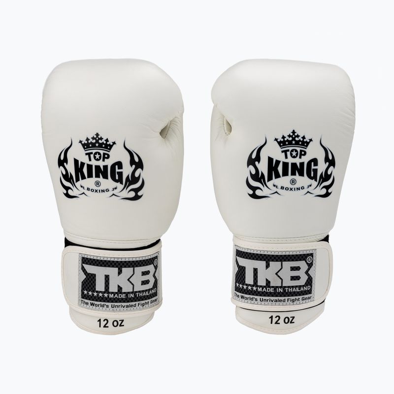 Рукавиці боксерські Top King Muay Thai Ultimate білі TKBGUV-WH 2