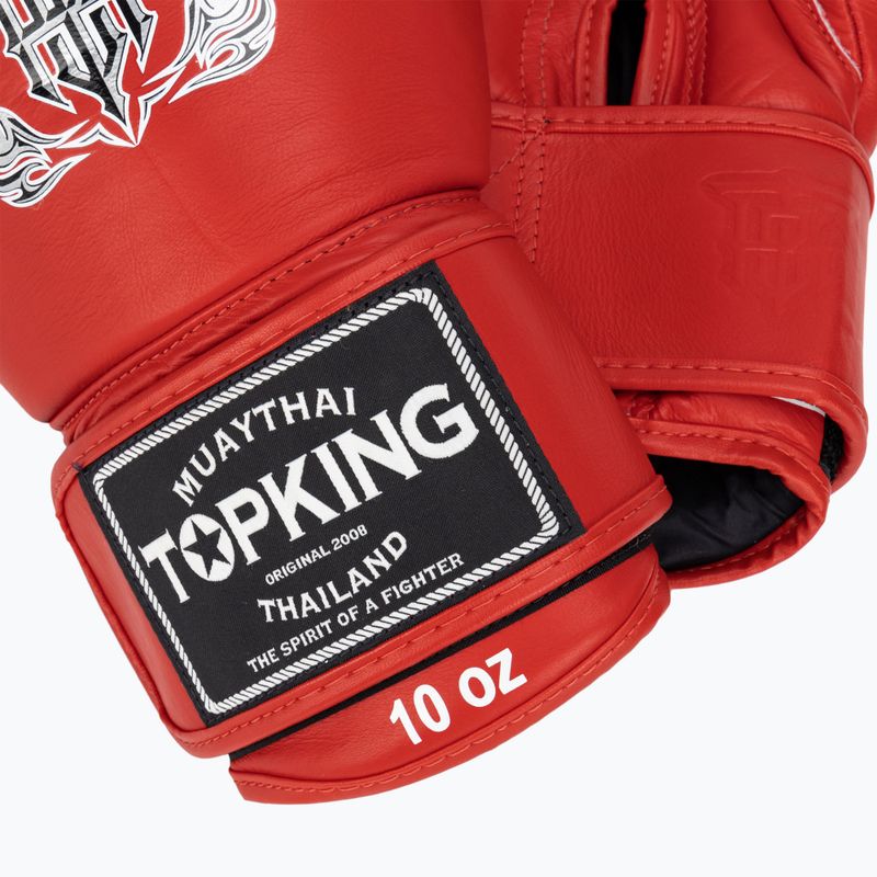 Рукавиці боксерські Top King Muay Thai Ultimate red 4